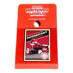 Universal Studios Hollywood Super Nintendo Mario Race Poster Pin